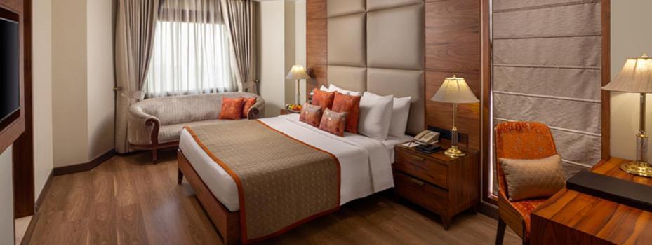 Hotel Jaypee Vasant Continental Neu-Delhi Exterior foto A room at the Taj Bengal